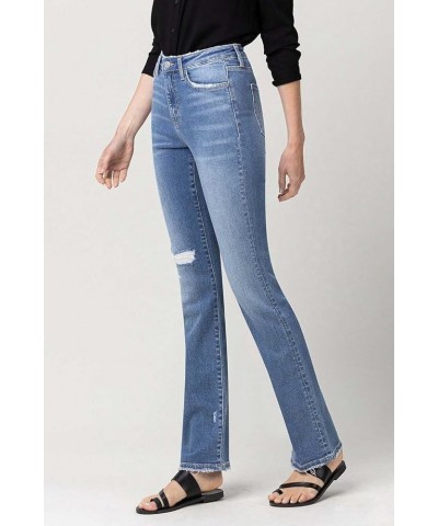 Flying Monkey - High Rise Mini Bootcut Jeans - F4756 Mediumblue $37.70 Jeans