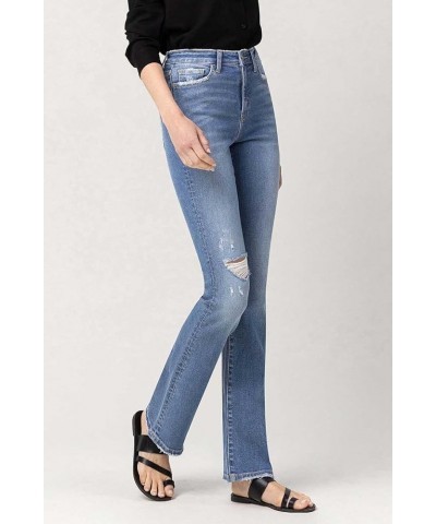 Flying Monkey - High Rise Mini Bootcut Jeans - F4756 Mediumblue $37.70 Jeans