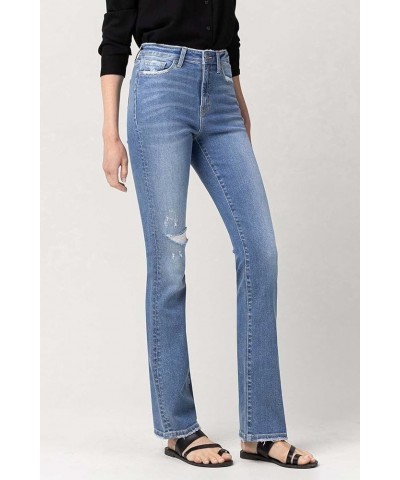 Flying Monkey - High Rise Mini Bootcut Jeans - F4756 Mediumblue $37.70 Jeans