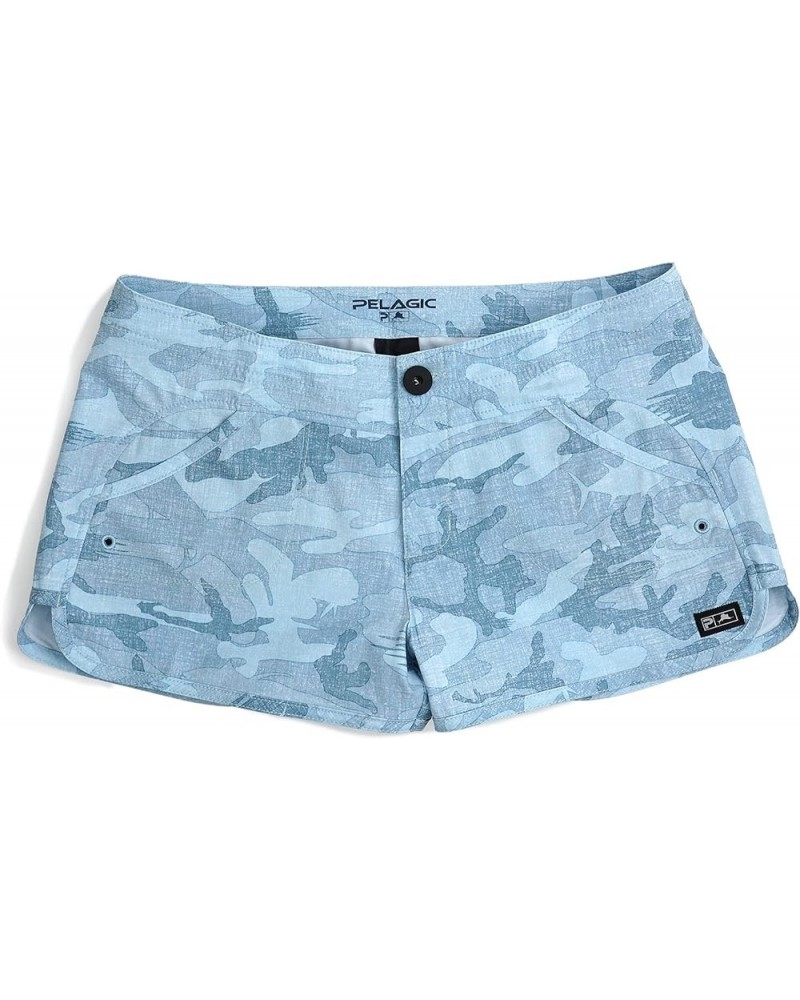 Women's Moana Shorts Fish Camo Slate $31.80 Activewear