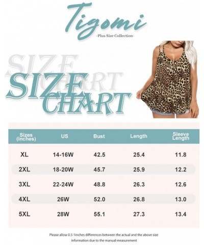 Plus Size Tank Tops for Women Sexy Notch V Neck Sleeveless Tunic Cami Button Flowy Shirts Summer Basic Tank XL-5XL A863-cheet...