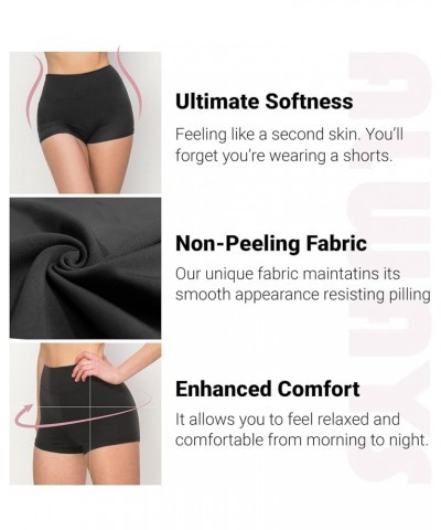 3 Pack Yoga Shorts – Super Soft Slip Shorts for Women Sho 3p Black/White/Grey $20.13 Activewear