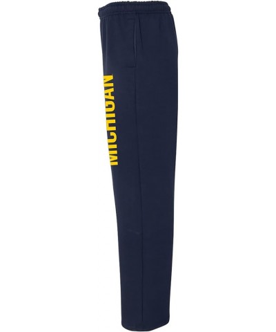 NCAA Super Block, Team Color Sweatpants, College, University Michigan Wolverines Navy $24.98 Pants