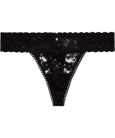 Women's Underwear - 10 Pack Stretch Microfiber Lace Thong Panties (S-XL) Rose Smoke/Black/Raindrops $18.19 Lingerie