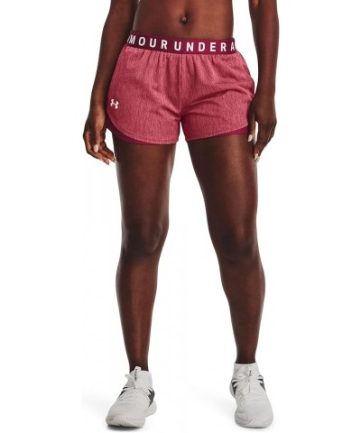 Women's Play Up Short 3.0 - Twist Black Rose (664)/White $10.92 Activewear