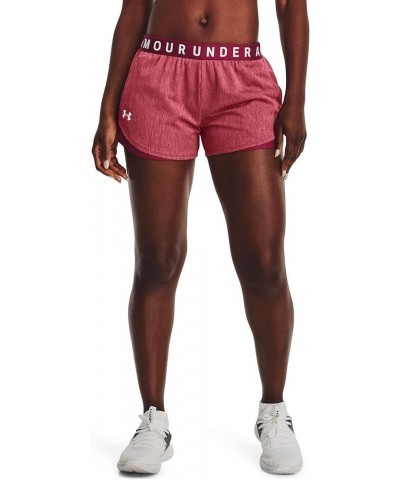 Women's Play Up Short 3.0 - Twist Black Rose (664)/White $10.92 Activewear