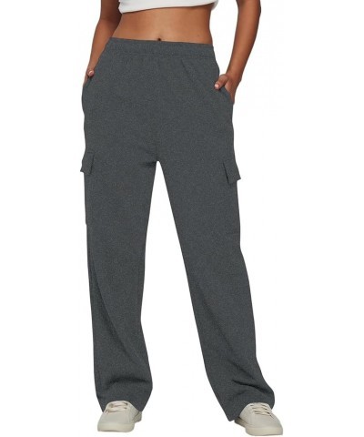 Sweatpants for Women Casual Fleece Lined Joggers High Waisted Solid Color Athletic Jogger Pants with Pockets A003- Gray $7.79...