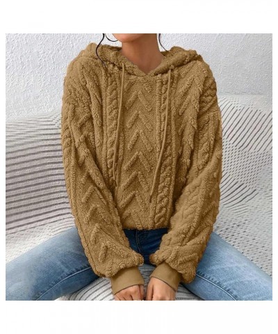 Fall Sweaters for Women 2023 Trendy Womens Long Sleeve Tops Plus Size Fashion Knit Pullover Jumper Ladies Blouses 4-coffee $1...