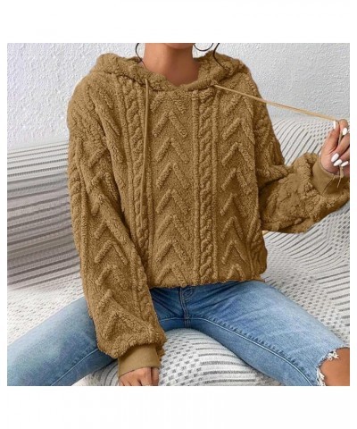 Fall Sweaters for Women 2023 Trendy Womens Long Sleeve Tops Plus Size Fashion Knit Pullover Jumper Ladies Blouses 4-coffee $1...