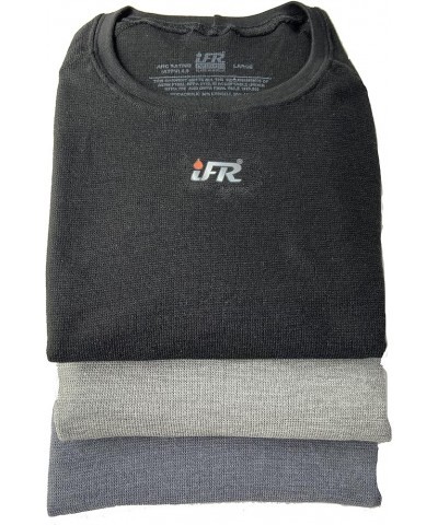 iFR Men’s Flame-Resistant Regulator, Patent Pending Dual Purpose Breathable Stretch Long Sleeve FR T-Shirt Noir Black $36.00 ...