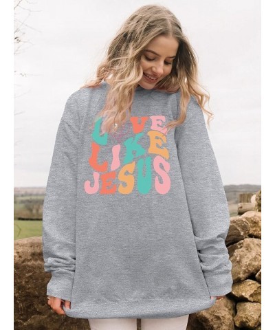 Preppy Letter Print Aesthetic Sweatshirt Teenage Unisex Casual Long sleeve Pullover Top Women A Gray $10.39 Hoodies & Sweatsh...