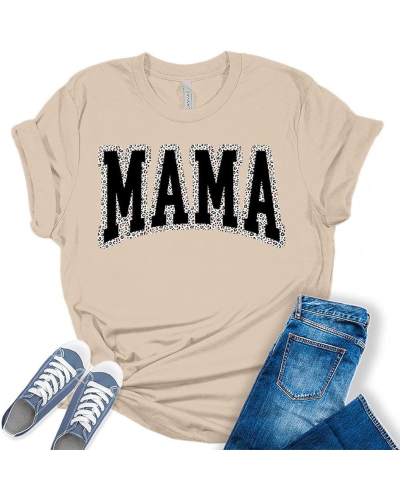 Womens Mama Mommy Mom Bruh Shirts Funny Momma Tshirts Cool Short Sleeve Graphic Tees Cute Plus Size Summer Tops for Women Za ...