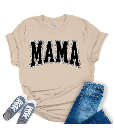 Womens Mama Mommy Mom Bruh Shirts Funny Momma Tshirts Cool Short Sleeve Graphic Tees Cute Plus Size Summer Tops for Women Za ...