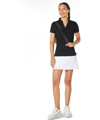 Women's Golf Polo Shirt Short Sleeve Summer Dressy Fit T-Shirt Breathable Quick-Dry Casual Sports Work Tennis Tops B Black $1...