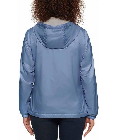 Women's Size S Ladies' Zip Front Hooded Windbreaker Blue $22.94 Jackets