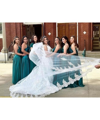 V Neck Bridesmaid Dresses Satin Long with Slit A-line Prom Dresses for Women Evening Party Gowns Dusty Blue $25.85 Dresses