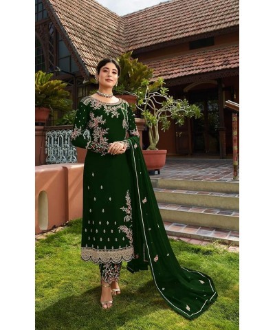 Alamara Fashion Ready To Wear Indian/Pakistani Bollywood Party/Wedding wear Salwar Kameez/Salwar Suit for Women Green $35.28 ...