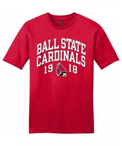 University of Ball State Cardinals Unisex Short Sleeve T-Shirts, 100% Cotton Red/White $12.02 T-Shirts