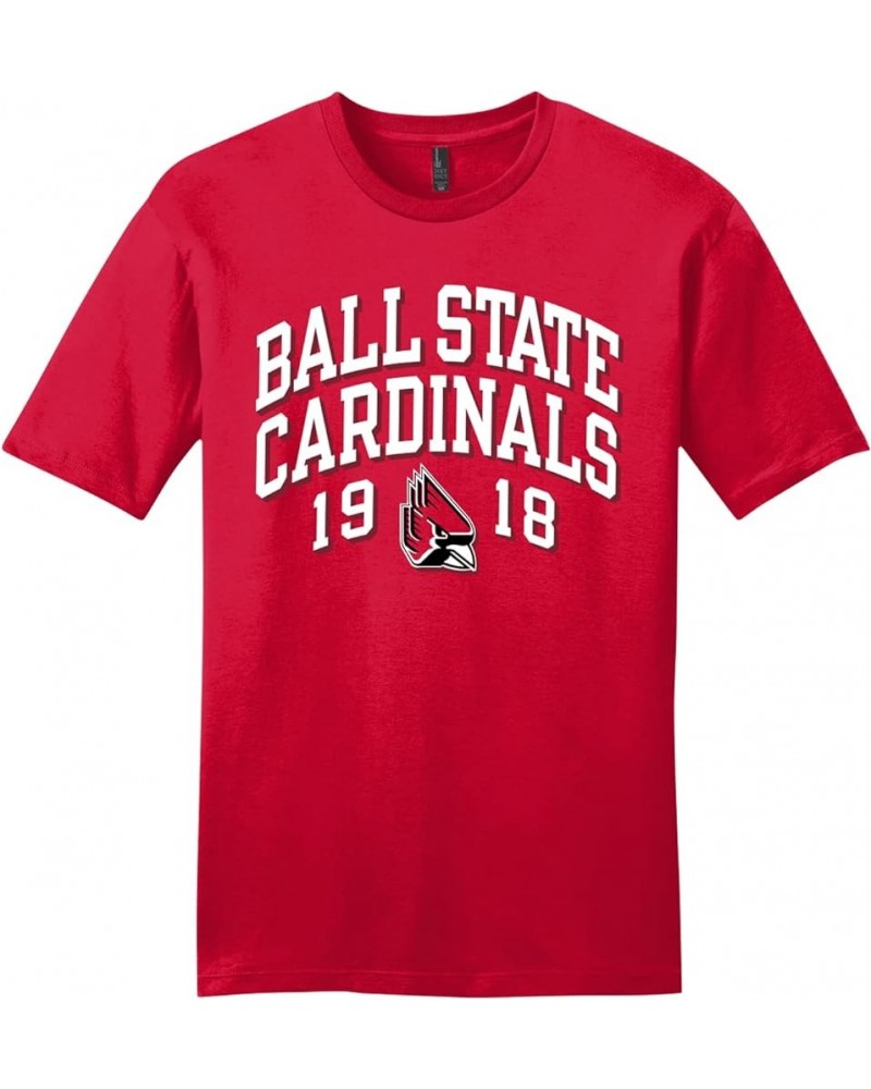 University of Ball State Cardinals Unisex Short Sleeve T-Shirts, 100% Cotton Red/White $12.02 T-Shirts