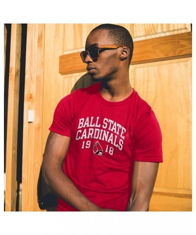 University of Ball State Cardinals Unisex Short Sleeve T-Shirts, 100% Cotton Red/White $12.02 T-Shirts