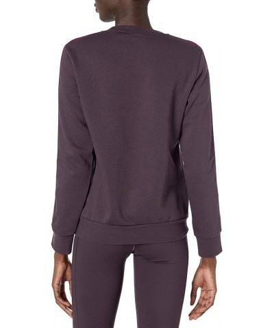 Women's Essentials 3-stripes Fleece Sweatshirt Noble Purple/Power Berry $13.38 Activewear