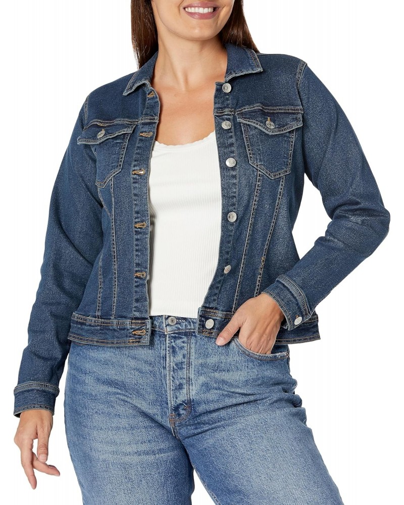 Women's Plus Size Denim Jacket, MDWS $21.93 Jackets