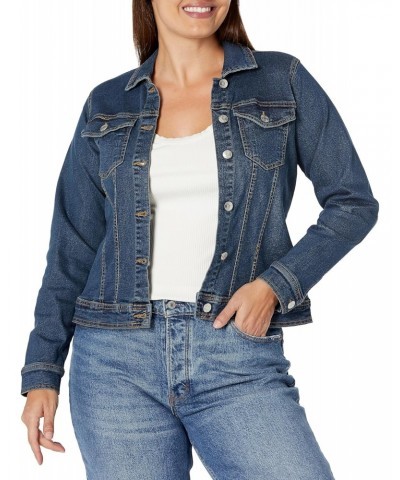 Women's Plus Size Denim Jacket, MDWS $21.93 Jackets