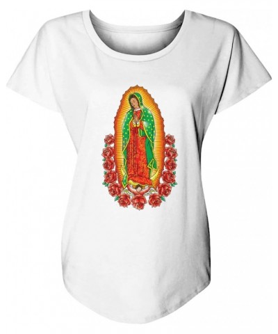 Our Lady of Guadalupe - Virgin Mary Women's Dolman White $8.07 T-Shirts