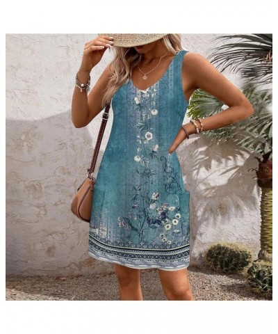 Summer Dresses for Women 2024 Vacation Casual Boho Floral Beach Dress Elegant Plus Size Resort Wear Cute Clothes Ca Green $10...