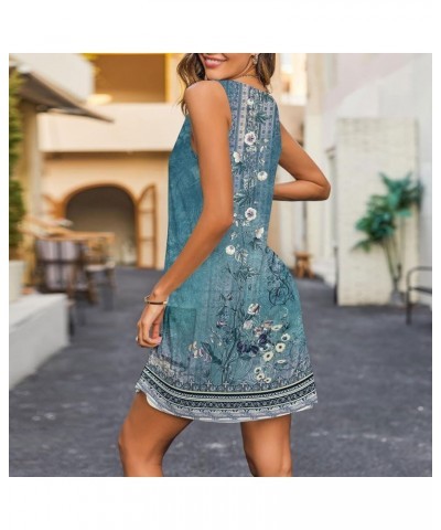 Summer Dresses for Women 2024 Vacation Casual Boho Floral Beach Dress Elegant Plus Size Resort Wear Cute Clothes Ca Green $10...