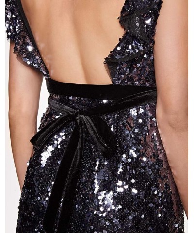 Womens Sequined Mini Party Dress Black $31.01 Dresses