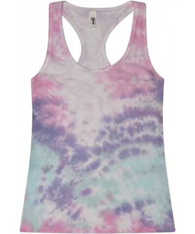 Tie-Dye Racerback Tank Top, Sleeveless Adult Sizes X-Small to XX-Large Cotton Candy $10.03 Tops