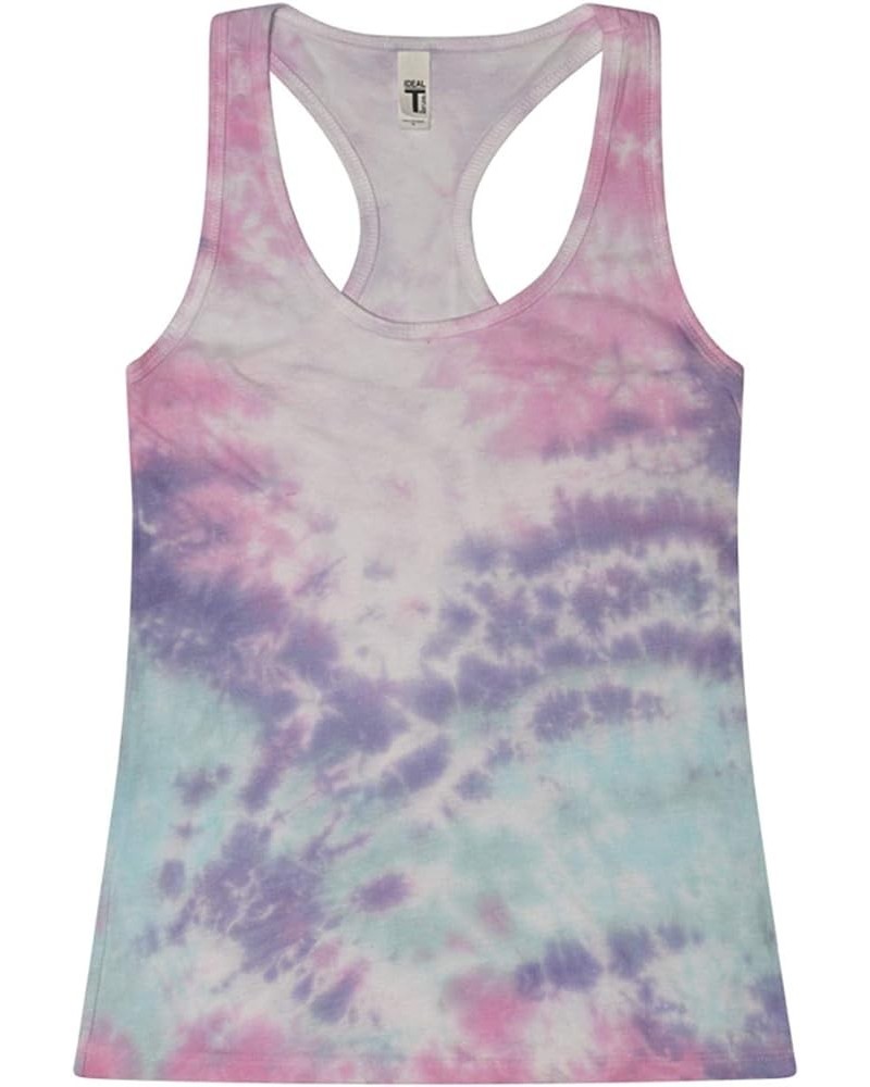 Tie-Dye Racerback Tank Top, Sleeveless Adult Sizes X-Small to XX-Large Cotton Candy $10.03 Tops