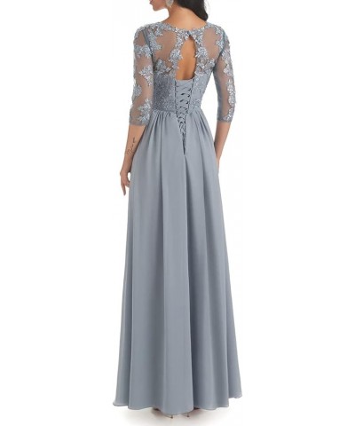 Mother of The Bride Dresses Lace Wedding Guest Dresses for Women Chiffon Mother of The Groom Dresses V Neck Dusty Rose $37.50...