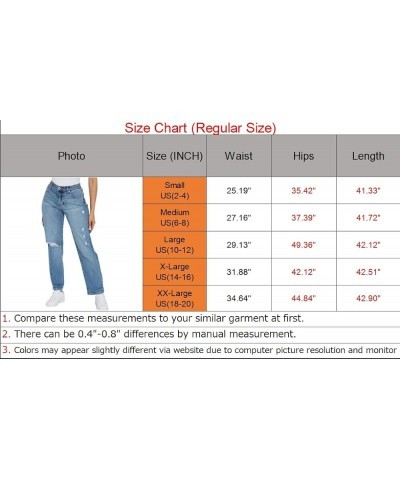 2024 Womens High Waist Denim Jeans Shaping Legs Distressed Boot Cut Ripped Trendy Cropped Cargo Skinny Stretch Pants Distress...