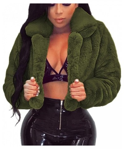 Women's Bride Wedding Party Jacket Faux Fur Coats Wrap Shawl Warm Overcoat Winter Thick Jackets Open Front Cardigan A06_green...