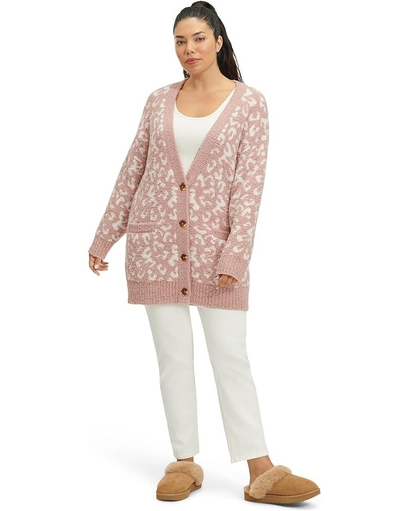 Women's Joselyn Cardigan Cliff Leopard $43.99 Sweaters