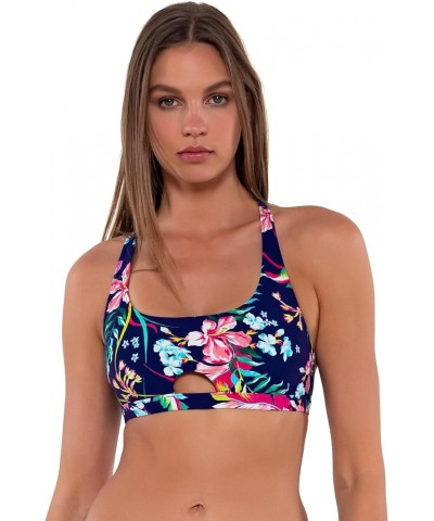 Brandi Bralette Women's Swimsuit Bikini Top with Removable Cups Island Getaway $39.95 Swimsuits