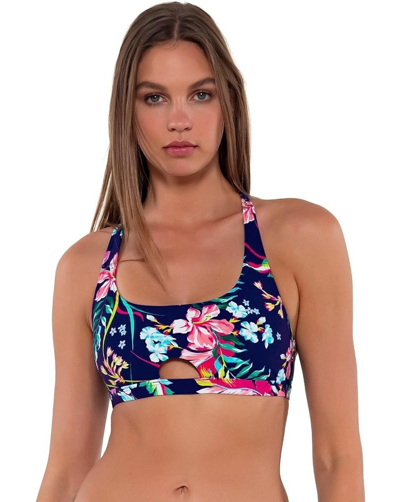 Brandi Bralette Women's Swimsuit Bikini Top with Removable Cups Island Getaway $39.95 Swimsuits