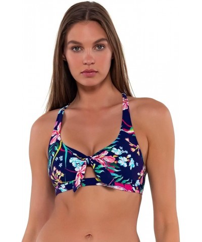 Brandi Bralette Women's Swimsuit Bikini Top with Removable Cups Island Getaway $39.95 Swimsuits