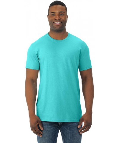 SF45R Adult 4.7 oz. Sofspun® Jersey Crew T-Shirt Scuba Blue $8.98 Activewear