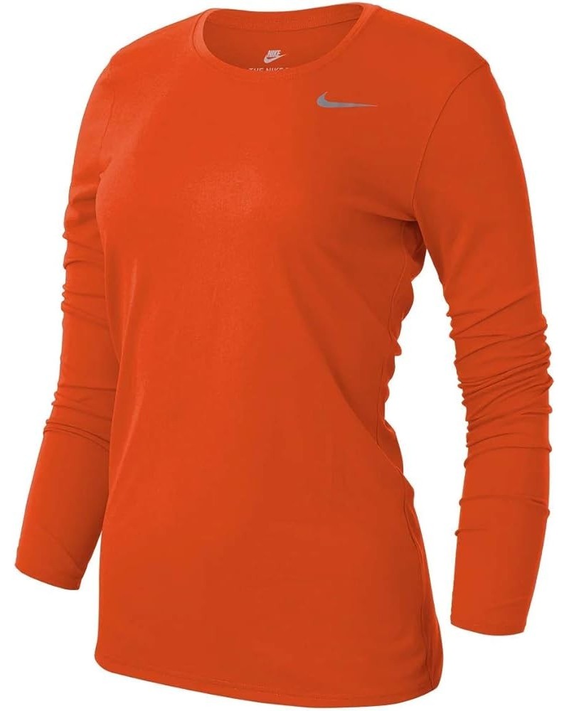 womens LonGrade Schoolleeve Legend T Shirt Orange $22.00 Activewear