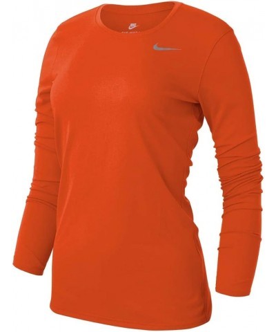 womens LonGrade Schoolleeve Legend T Shirt Orange $22.00 Activewear