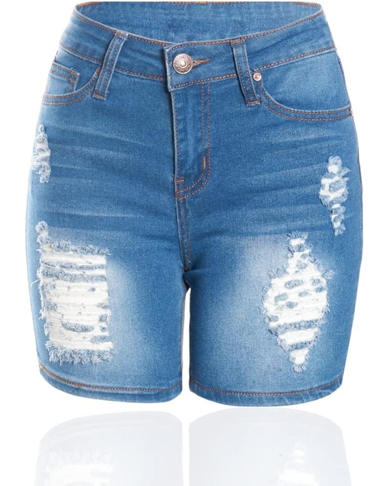 FASHIONBOGO.COM® BUY1 GET1 Free Code BOGO Women's Stretch Jeans Medium Distressed Shorts $10.07 Jeans