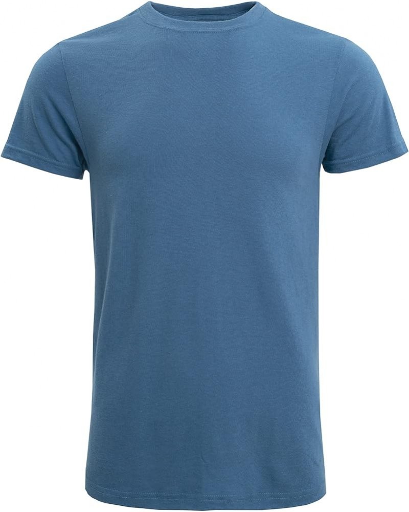 Unisex Short Sleeve Organic T-Shirt Indigo $16.10 Activewear