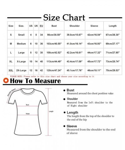 Womens 3/4 Sleeve Tops 2024 Plus Size Cute Print T Shirts Dressy Casual Trendy Three Quarter Length Sleeve Tunic Soft Tees 01...