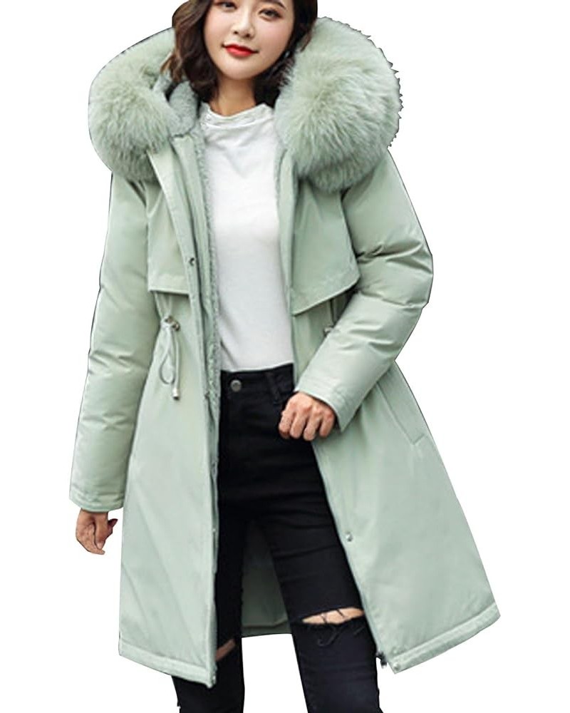 Winter Coats For Women 2023 Puffer Parka Jacket Plus Size Fashion Long Parkas Thickened Warm down Coat With Fur Hood Winter C...