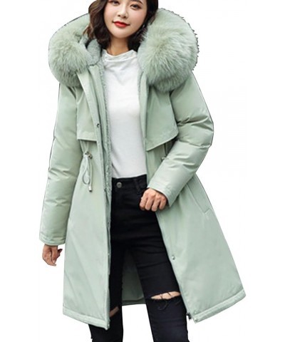 Winter Coats For Women 2023 Puffer Parka Jacket Plus Size Fashion Long Parkas Thickened Warm down Coat With Fur Hood Winter C...