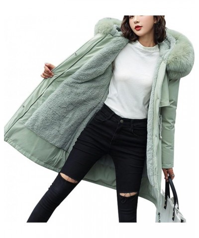 Winter Coats For Women 2023 Puffer Parka Jacket Plus Size Fashion Long Parkas Thickened Warm down Coat With Fur Hood Winter C...