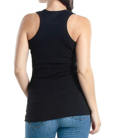 Tank Tops for Women, 100% Cotton Ribbed Racerback Tanks for Casual, Lounging, and Sports Black $10.79 Tanks